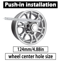 4.88” Push Through Wheel Center Caps