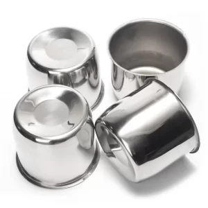 4.25 Chrome Push Through Center Caps