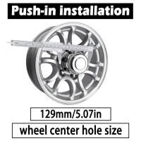 5.15” Push Through Wheel Center Hubcap