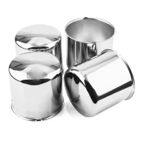 Carbon Steel 4.25 Chrome Push Through Center Caps