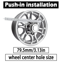 3.19″ Push Through Wheel Hubcap