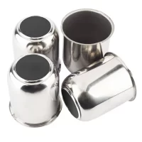Chrome Wheel Center Caps for 3.19" Truck SUV RV Trailer Rims