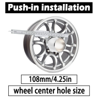 4.25” Push-Thru Wheel Hub Caps