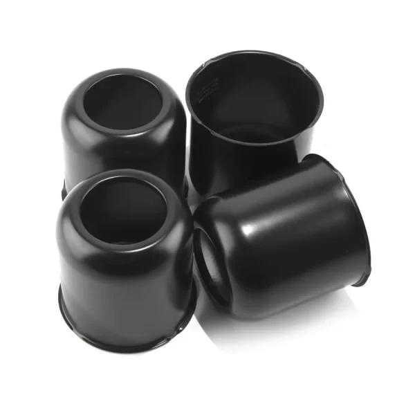 4.25 Black Center Push Through Caps for Tuck, SUV