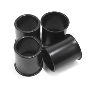 3.19" Black Trailer Wheel Center Caps for Truck SUV RV