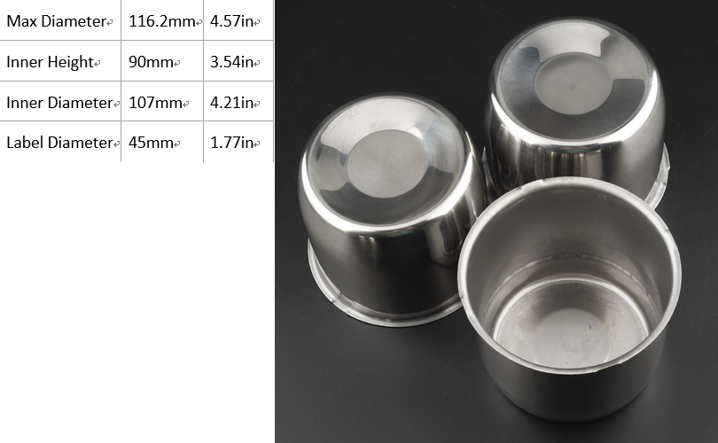 4.25 Inch Push Through Center Cap for RV SUV Truck Trailer