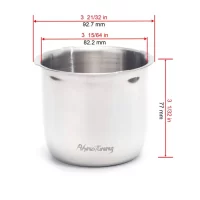 Center Cap 304 Stainless Steel for 3.27" Center Bore Only