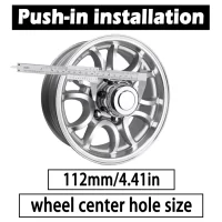 Chrome Wheel Center Caps Fit Truck SUV 4.41 Inch Wheel Rims