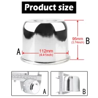 Chrome Wheel Center Caps Fit Truck SUV 4.41 Inch Wheel Rims