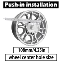 Center Cap Push-Through 4.25 In for Truck Trailer Rims